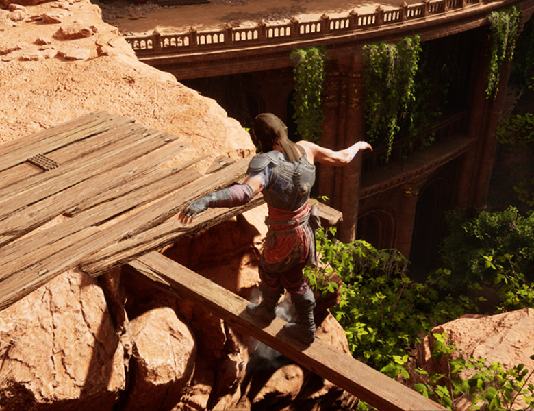 Crossing the canyon at Nineveh